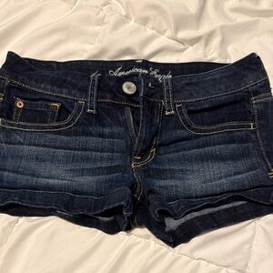 American Eagle Dark Wash Jean Shorts